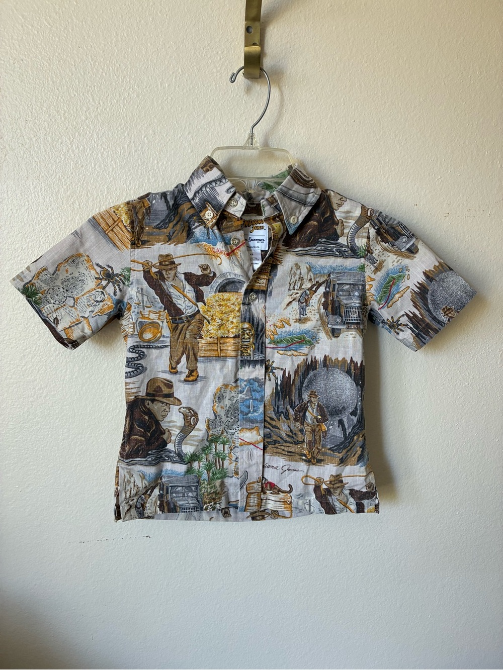 Reyn Spooner x Indiana Jones Kids  "Raiders of the Lost Ark" short-sleeve shirt